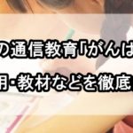 小学生 通信教育 がんばる舎